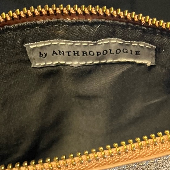 Anthropologie Metallic Rose Gold Clutch - Picture 6 of 7